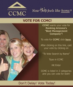 Vote for CCMC 2013